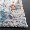 SAFAVIEH Berber Shag Collection Area Rug – 9′ x 12′, Blue Rust & Ivory, Modern Abstract Design, Non-Shedding & Easy Care, 1.25-inch Thick Ideal for High Traffic Areas in Living Room, Bedroom (BER543A)(Blue Rust/Ivory)