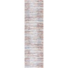SAFAVIEH Berber Shag Collection Area Rug – 9′ x 12′, Blue Rust & Ivory, Stripe Design, Non-Shedding & Easy Care, 1.25-inch Thick Ideal for High Traffic Areas in Living Room, Bedroom (BER565A)(Blue Rust/Ivory)
