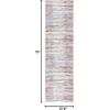 SAFAVIEH Berber Shag Collection Area Rug – 9′ x 12′, Blue Rust & Ivory, Stripe Design, Non-Shedding & Easy Care, 1.25-inch Thick Ideal for High Traffic Areas in Living Room, Bedroom (BER565A)(Blue Rust/Ivory)