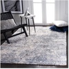 SAFAVIEH Berber Shag Collection Area Rug – 9′ x 12′, Ivory & Blue, Modern Abstract Design, Non-Shedding & Easy Care, 1.2-inch Thick Ideal for High Traffic Areas in Living Room, Bedroom (BER274B)(Ivory/Blue)