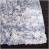 SAFAVIEH Berber Shag Collection Area Rug – 9′ x 12′, Ivory & Blue, Modern Abstract Design, Non-Shedding & Easy Care, 1.2-inch Thick Ideal for High Traffic Areas in Living Room, Bedroom (BER274B)(Ivory/Blue)