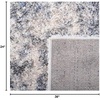 SAFAVIEH Berber Shag Collection Area Rug – 9′ x 12′, Ivory & Blue, Modern Abstract Design, Non-Shedding & Easy Care, 1.2-inch Thick Ideal for High Traffic Areas in Living Room, Bedroom (BER274B)(Ivory/Blue)