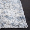 SAFAVIEH Berber Shag Collection Area Rug – 9′ x 12′, Ivory & Blue, Modern Abstract Design, Non-Shedding & Easy Care, 1.2-inch Thick Ideal for High Traffic Areas in Living Room, Bedroom (BER274B)(Ivory/Grey)