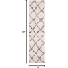 SAFAVIEH Berber Shag Collection Area Rug – 9′ x 12′, Ivory & Grey, Moroccan Design, Non-Shedding & Easy Care, 1.2-inch Thick Ideal for High Traffic Areas in Living Room, Bedroom (BER215B)(Cream/Grey)