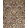 SAFAVIEH Blossom Collection Area Rug – 9′ x 12′, Green & Multi, Handmade Wool, Ideal for High Traffic Areas in Living Room, Bedroom (BLM402B)