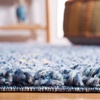SAFAVIEH Calico Shag Collection Area Rug – 9′ x 12′, Blue & Ivory, Polka Dot Design, Non-Shedding & Easy Care, 1.6-inch Thick Ideal for High Traffic Areas in Living Room, Bedroom (CLC102M)(Blue/Ivory)