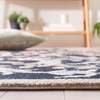 SAFAVIEH Chelsea Collection Area Rug – 9′ x 12′, Ivory, Hand-Hooked French Country Wool, Ideal for High Traffic Areas in Living Room, Bedroom (HK248A)(Black)