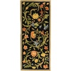 SAFAVIEH Chelsea Collection Area Rug – 9′ x 12′, Ivory, Hand-Hooked French Country Wool, Ideal for High Traffic Areas in Living Room, Bedroom (HK248A)(Black)