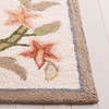 SAFAVIEH Chelsea Collection Area Rug – 9′ x 12′, Ivory, Hand-Hooked French Country Wool, Ideal for High Traffic Areas in Living Room, Bedroom (HK248A)(Ivory)