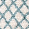 SAFAVIEH Dallas Shag Collection Area Rug – 8’6″ x 12′, Dark Grey & Ivory, Trellis Design, Non-Shedding & Easy Care, 1.5-inch Thick Ideal for High Traffic Areas in Living Room, Bedroom (SGDS258A)(Ivory/Seafoam)