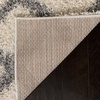 SAFAVIEH Dallas Shag Collection Area Rug – 8’6″ x 12′, Dark Grey & Ivory, Trellis Design, Non-Shedding & Easy Care, 1.5-inch Thick Ideal for High Traffic Areas in Living Room, Bedroom (SGDS258A)(Ivory/Grey)