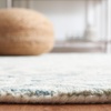 SAFAVIEH Dip Dye Collection Area Rug – 9′ x 12′, Blue & Ivory, Handmade Wool, Ideal for High Traffic Areas in Living Room, Bedroom (DDY901M)