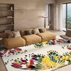 SAFAVIEH Fiesta Shag Collection Area Rug – 9′ x 12′, Black & Yellow, Modern Design, Non-Shedding & Easy Care, 0.5-inch Thick Ideal for High Traffic Areas in Living Room, Bedroom (FSG368D)(Cream/Multi)