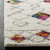 SAFAVIEH Fiesta Shag Collection Area Rug – 9′ x 12′, Cream & Multi, Modern Design, Non-Shedding & Easy Care, 0.5-inch Thick Ideal for High Traffic Areas in Living Room, Bedroom (FSG361A)(Cream/Multi)