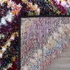 SAFAVIEH Fiesta Shag Collection Area Rug – 9′ x 12′, Multi, Modern Abstract Chevron Design, Non-Shedding & Easy Care, 0.5-inch Thick Ideal for High Traffic Areas in Living Room, Bedroom (FSG363M)(Multi Color)