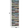 SAFAVIEH Fiesta Shag Collection Area Rug – 9′ x 12′, Multi, Modern Abstract Design, Non-Shedding & Easy Care, 0.5-inch Thick Ideal for High Traffic Areas in Living Room, Bedroom (FSG367M)(Multi Color)