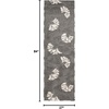 SAFAVIEH Florida Shag Collection Area Rug – 8′ x 10′, Grey & Beige, Floral Design, Non-Shedding & Easy Care, 1.2-inch Thick Ideal for High Traffic Areas in Living Room, Bedroom (SG459-8013)(Grey/Beige)