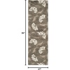 SAFAVIEH Florida Shag Collection Area Rug – 8′ x 10′, Grey & Beige, Floral Design, Non-Shedding & Easy Care, 1.2-inch Thick Ideal for High Traffic Areas in Living Room, Bedroom (SG459-8013)(Smoke/Beige)