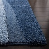 SAFAVIEH Florida Shag Collection Area Rug – 8’6″ x 12′, Dark Blue & Ivory, Abstract Design, Non-Shedding & Easy Care, 1.2-inch Thick Ideal for High Traffic Areas in Living Room, Bedroom (SG473-6511)(Dark Blue/Ivory)