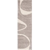 SAFAVIEH Florida Shag Collection Area Rug – 8’6″ x 12′, Dark Blue & Ivory, Abstract Design, Non-Shedding & Easy Care, 1.2-inch Thick Ideal for High Traffic Areas in Living Room, Bedroom (SG473-6511)(Grey/Ivory)