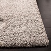 SAFAVIEH Florida Shag Collection Area Rug – 8’6″ x 12′, Dark Blue & Ivory, Abstract Design, Non-Shedding & Easy Care, 1.2-inch Thick Ideal for High Traffic Areas in Living Room, Bedroom (SG473-6511)(Grey/Ivory)