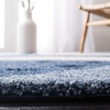 SAFAVIEH Florida Shag Collection Area Rug – 8’6″ x 12′, Dark Blue & Ivory, Abstract Design, Non-Shedding & Easy Care, 1.2-inch Thick Ideal for High Traffic Areas in Living Room, Bedroom (SG473-6511)(Dark Blue/Ivory)