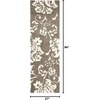 SAFAVIEH Florida Shag Collection Area Rug – 8’6″ x 12′, Grey & Beige, Floral Design, Non-Shedding & Easy Care, 1.2-inch Thick Ideal for High Traffic Areas in Living Room, Bedroom (SG458-8013)(Smoke/Beige)