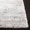SAFAVIEH Fontana Shag Collection Area Rug – 9′ x 12′, Ivory & Grey, Modern Design, Non-Shedding & Easy Care, 2-inch Thick Ideal for High Traffic Areas in Living Room, Bedroom (FNT881A)(Ivory/Grey)