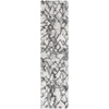 SAFAVIEH Horizon Shag Collection Area Rug – 9′ x 12′, Ivory & Rust, Modern Abstract Design, Non-Shedding & Easy Care, 2.5-inch Thick Ideal for High Traffic Areas in Living Room, Bedroom (HZN894P)(Ivory/Green)