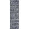 SAFAVIEH Hudson Shag Collection Area Rug – 10′ x 14′, Ivory & Grey, Modern Abstract Design, Non-Shedding & Easy Care, 2-inch Thick Ideal for High Traffic Areas in Living Room, Bedroom (SGH295B)(Dark Grey/Ivory)