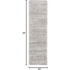 SAFAVIEH Hudson Shag Collection Area Rug – 10′ x 14′, Ivory & Grey, Modern Abstract Design, Non-Shedding & Easy Care, 2-inch Thick Ideal for High Traffic Areas in Living Room, Bedroom (SGH295B)(Ivory/Grey)