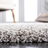 SAFAVIEH Hudson Shag Collection Area Rug – 10′ x 14′, Ivory & Grey, Modern Abstract Design, Non-Shedding & Easy Care, 2-inch Thick Ideal for High Traffic Areas in Living Room, Bedroom (SGH295B)(Ivory/Grey)