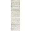 SAFAVIEH Hudson Shag Collection Area Rug – 10′ x 14′, Ivory & Grey, Modern Abstract Design, Non-Shedding & Easy Care, 2-inch Thick Ideal for High Traffic Areas in Living Room, Bedroom (SGH295B)(Ivory/Green)