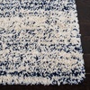 SAFAVIEH Hudson Shag Collection Area Rug – 10′ x 14′, Ivory & Grey, Modern Abstract Design, Non-Shedding & Easy Care, 2-inch Thick Ideal for High Traffic Areas in Living Room, Bedroom (SGH295B)(Ivory/Navy)