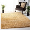 SAFAVIEH Hudson Shag Collection Area Rug – 10′ x 14′, Ivory & Grey, Modern Abstract Design, Non-Shedding & Easy Care, 2-inch Thick Ideal for High Traffic Areas in Living Room, Bedroom (SGH295B)(Gold/Ivory)