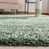 SAFAVIEH Hudson Shag Collection Area Rug – 10′ x 14′, Ivory & Grey, Modern Abstract Design, Non-Shedding & Easy Care, 2-inch Thick Ideal for High Traffic Areas in Living Room, Bedroom (SGH295B)(Green/Ivory)
