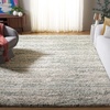 SAFAVIEH Hudson Shag Collection Area Rug – 9′ x 12′, Ivory/Green, Geometric Design, Plush 1.9 Inch Thick Ideal for High Traffic Areas in Living Room, Bedroom, Dining (SGH295X)