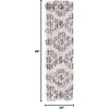 SAFAVIEH Iceland Shag Collection Area Rug – 9′ x 12′, Cream & Grey, Modern Design, Non-Shedding & Easy Care, 2.6-inch Thick Ideal for High Traffic Areas in Living Room, Bedroom (ISG518A)(Cream/Grey)