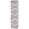 SAFAVIEH Iceland Shag Collection Area Rug – 9′ x 12′, Cream & Grey, Modern Design, Non-Shedding & Easy Care, 2.6-inch Thick Ideal for High Traffic Areas in Living Room, Bedroom (ISG518A)(Cream/Grey)