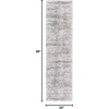 SAFAVIEH Iceland Shag Collection Area Rug – 9′ x 12′, Dark Grey & Ivory, Modern Design, Non-Shedding & Easy Care, 2.6-inch Thick Ideal for High Traffic Areas in Living Room, Bedroom (ISG511H)(Ivory/Grey)