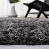 SAFAVIEH Iceland Shag Collection Area Rug – 9′ x 12′, Dark Grey & Ivory, Modern Design, Non-Shedding & Easy Care, 2.6-inch Thick Ideal for High Traffic Areas in Living Room, Bedroom (ISG511H)(Dark Grey/Ivory)
