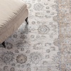 SAFAVIEH Isabella Collection Area Rug – 9′ x 12′, Light Blue & Cream, Oriental Design, Non-Shedding & Easy Care, Ideal for High Traffic Areas in Living Room, Bedroom (ISA940M)(Cream/Beige)