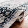 SAFAVIEH Isabella Collection Area Rug – 9′ x 12′, Light Blue & Cream, Oriental Design, Non-Shedding & Easy Care, Ideal for High Traffic Areas in Living Room, Bedroom (ISA940M)(Cream/Navy)