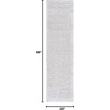 SAFAVIEH Lindsay Shag Collection Area Rug – 9′ x 12′, Beige, Modern Design, 2-inch Thick, Ideal for the Living Room, Dining, Bedroom (LNS560B)(Grey)