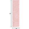 SAFAVIEH Lindsay Shag Collection Area Rug – 9′ x 12′, Beige, Modern Design, 2-inch Thick, Ideal for the Living Room, Dining, Bedroom (LNS560B)(Pink)