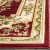 SAFAVIEH Lyndhurst Collection Area Rug – 8′ x 11′, Red & Ivory, Traditional European Medallion Design, Non-Shedding & Easy Care, Ideal for High Traffic Areas in Living Room, Bedroom (LNH218C)(Red/Ivory)
