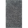 SAFAVIEH Malibu Shag Collection Area Rug – 8’6″ x 12′, Silver, Handmade Solid, 1.4-inch Thick Ideal for High Traffic Areas in Living Room, Bedroom (MLS431S)(Charcoal)