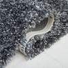 SAFAVIEH Malibu Shag Collection Area Rug – 8’6″ x 12′, Silver, Handmade Solid, 1.4-inch Thick Ideal for High Traffic Areas in Living Room, Bedroom (MLS431S)(Charcoal)