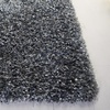 SAFAVIEH Malibu Shag Collection Area Rug – 8’6″ x 12′, Silver, Handmade Solid, 1.4-inch Thick Ideal for High Traffic Areas in Living Room, Bedroom (MLS431S)(Charcoal)
