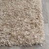 SAFAVIEH Malibu Shag Collection Area Rug – 8’6″ x 12′, Silver, Handmade Solid, 1.4-inch Thick Ideal for High Traffic Areas in Living Room, Bedroom (MLS431S)(Natural)